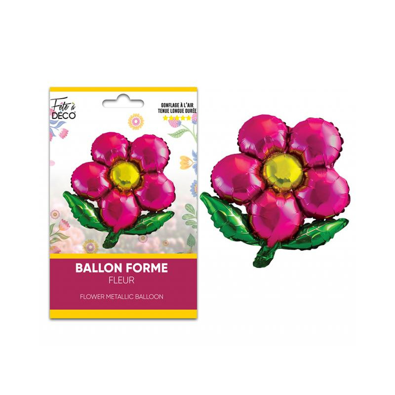 BALLON METALLIQUE  FLORAL