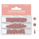 TRIO CONFETTIS PAPIER ROSE GOLD