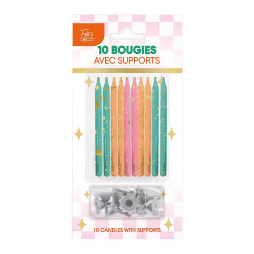 BOUGIES SUPPORTS RETRO POP