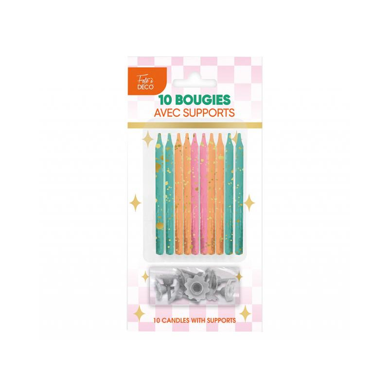 BOUGIES SUPPORTS RETRO POP
