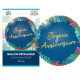 BALLON METAL ROND TROPICAL