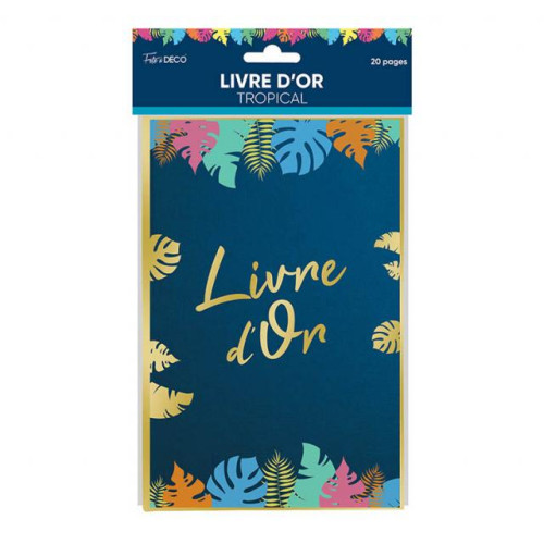 LIVRE D'OR TROPICAL