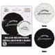 BALLON HELIUM J.A NOIR BLANC
