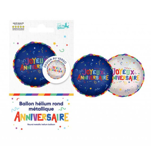 BALLON METALLIQUE JOYEUX ANNIV