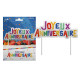 CAKE TOPPER JOYEUX ANNIVERSAIRE