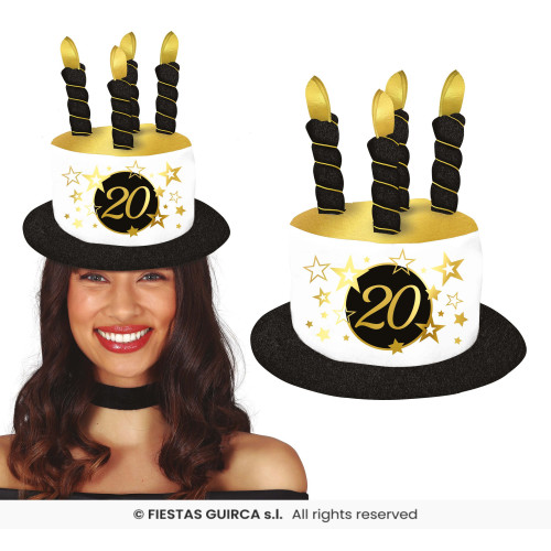 CHAPEAUX BOUGIES 20 ANS