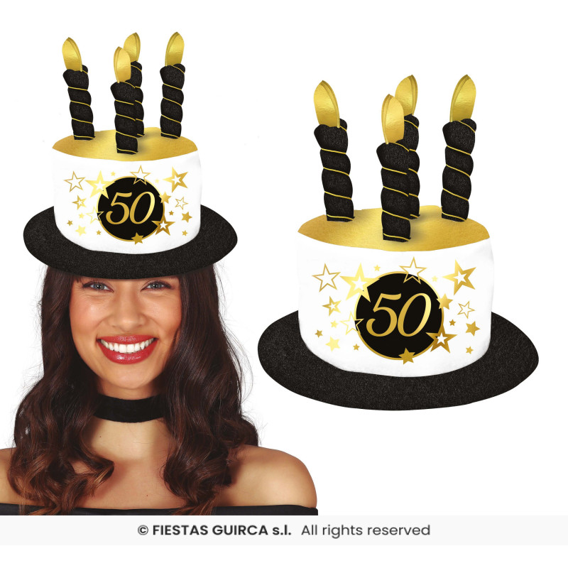 CHAPEAUX BOUGIES 50 ANS