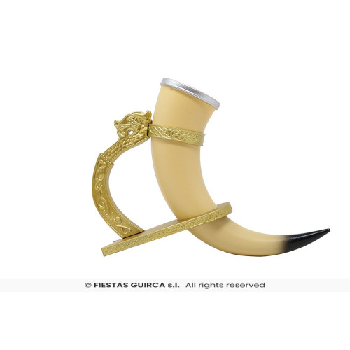 CORNE VIKING AVEC SUPPORT 25CM