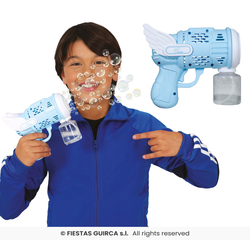 PISTOLET À BULLES À PILES