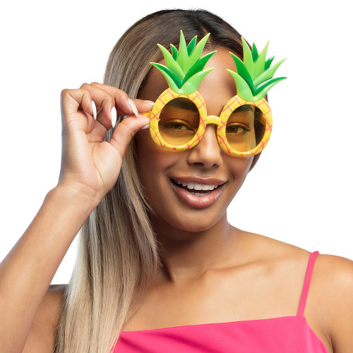 LUNETTES PARTY ANANAS JAUNE