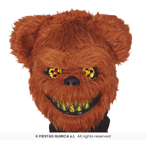 MASQUE OURS TERREUR AVEC POILS