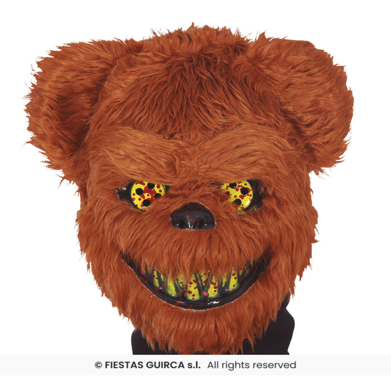 MASQUE OURS TERREUR AVEC POILS