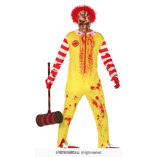 COSTUME CLOWN BURGER L