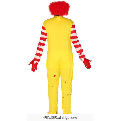 COSTUME CLOWN BURGER XL