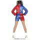COSTUME DANGEROUS GLAM XL