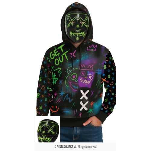 SWEAT À CAPUCHE GRAFFITI L