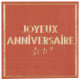 10 SERVIETTES STAR JOUR TERRACOTTA