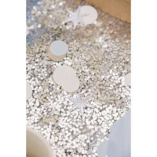 MES JOLIS CONFETTIS BLEU BLC ARGENT