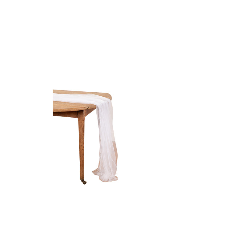 CH.TABLE VOILAGE BLANC