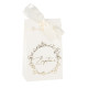10 SACHETS BAPTEME CREME/OR