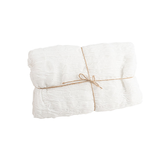 CH.TABLE CHEESECLOTH BLANC