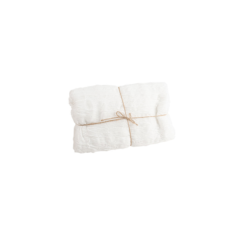 CH.TABLE CHEESECLOTH BLANC