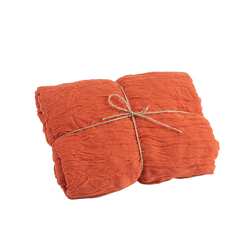 CH.TABLE CHEESECLOTH TERRACOTTA