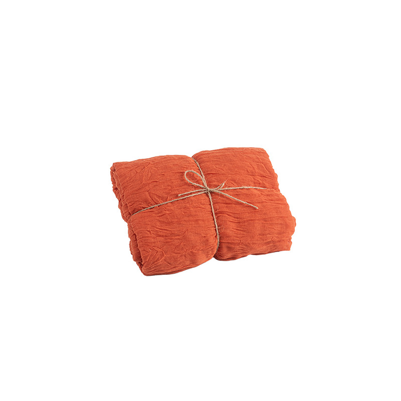 CH.TABLE CHEESECLOTH TERRACOTTA