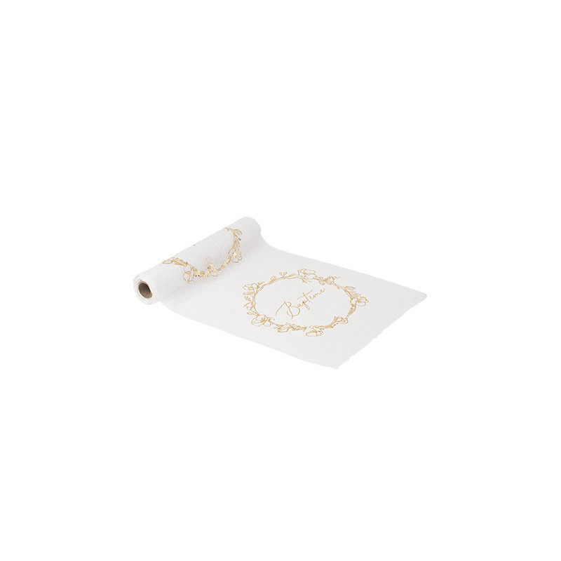 CH.TABLE BAPTEME MOUSSELINE
