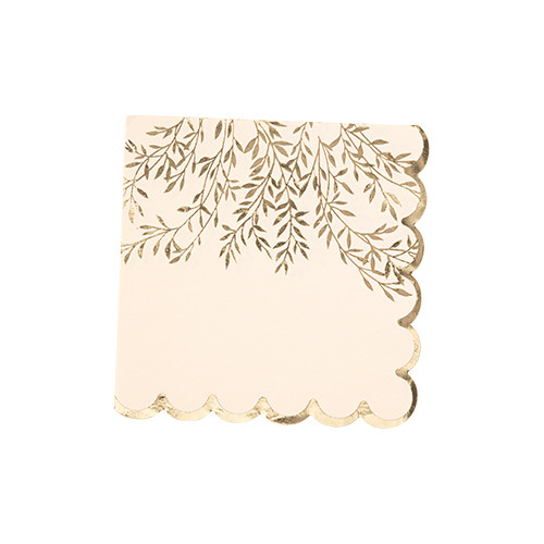 16 SERVIETTES JOLIS BRINS BLUS