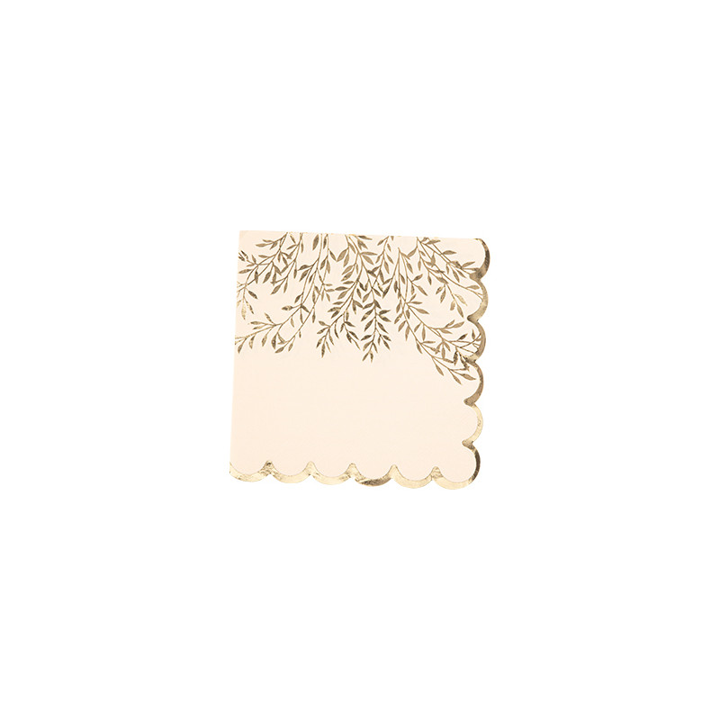 16 SERVIETTES JOLIS BRINS BLUS