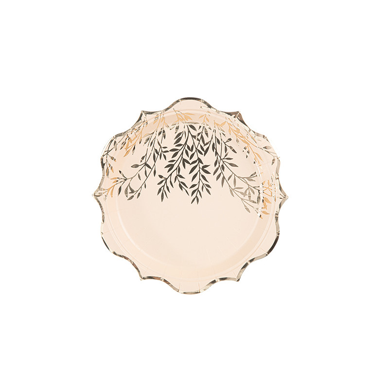 8 ASSIETTES JOLIS BRINS BLUSH