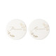 2 BADGES PARRAIN ET MARRAINE