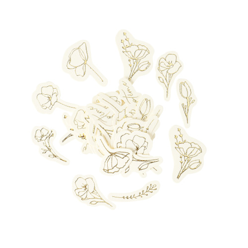 100 CONFETTIS BAPTEME CREME OR