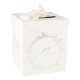 URNE "MERCI" BAPTEME CREME OR