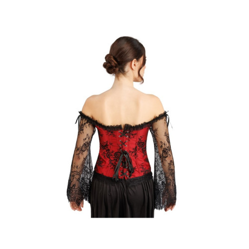 CORSET MANCHES DENTELLE RGE S