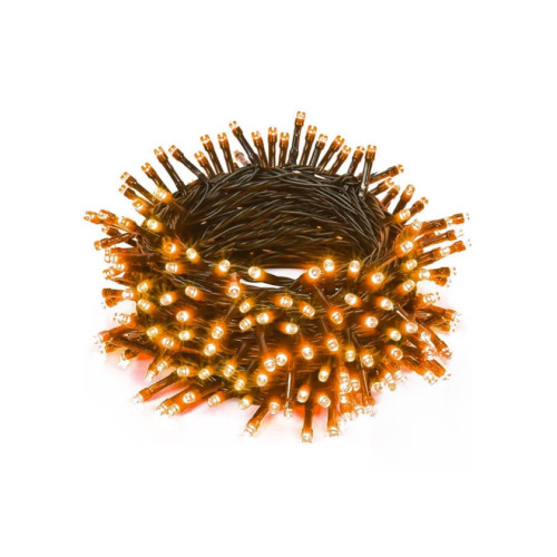 GUIRLANDE 100 LED ORANGE 10M