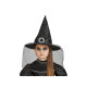 CHAPEAU DE SORCIERE NOIR/PAILLETTE ENFANT