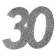 6 DECO A PARSEMER AGE 30 ARGENT