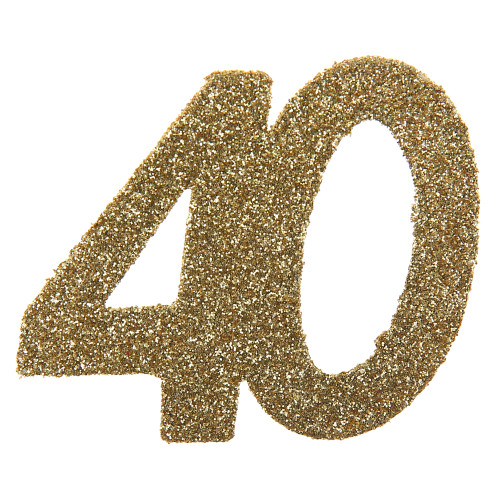 6 DECO A PARSEMER AGE 40 OR