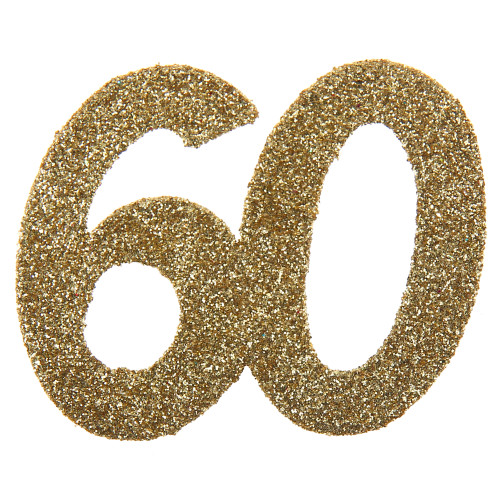 6 DECO A PARSEMER AGE 60 OR
