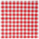 25 SERVIETTES VICHY 40X40CM