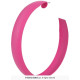 BOUCLES D OREILLES CREOLES FUCHSIA