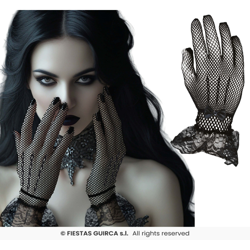 GANTS RESILLE NOIRS