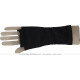 GANTS GOTHIQUES NOIRS, 23 CM