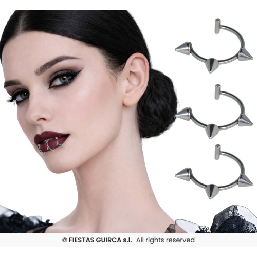 3 PIERCINGS GOTHIQUE