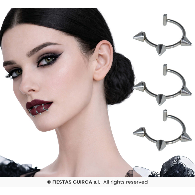 3 PIERCINGS GOTHIQUE