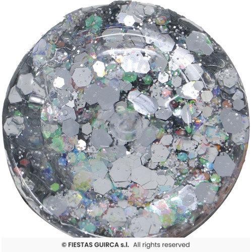 GEL AVEC PAILLETTES ARGENT