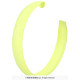 BOUCLES D OREILLES CREOLES JAUNE