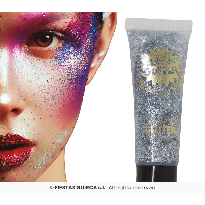 TUBE GEL GLITTER ARGENT
